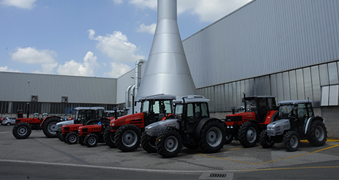 SAME DEUTZ-FAHR, Lamborghini-traktorer på fabriken