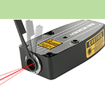 Laserpulsgivare: strålriktare