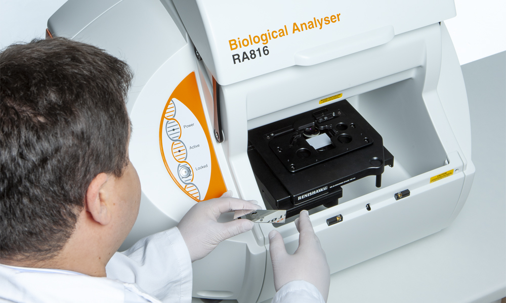 Biologisk ramananalyserare RA816