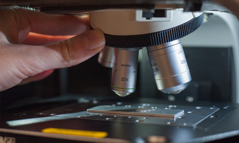 Raman-mikroskop inVia objektivlins