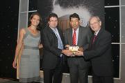 Sir David McMurtry (far right) presents MWP Award 2010 for best R&D project