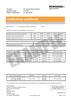 Certificate of calibration:  XC-80 air temperature sensor