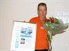 Ben Verduijn of Renishaw Benelux, receives the Gold Techni-Show Innovation Award
