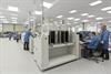 Surface mount electronics assembly line at Renishaw's Miskin facility