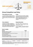 Group Competition Law Policy
