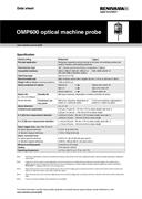 Data sheet:  OMP600 optical machine probe